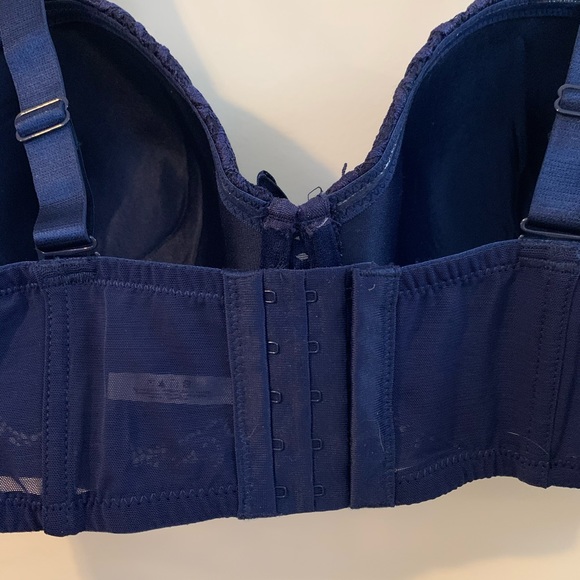 ADORE ME Azura Blue Lace Contour Plus Bra - Picture 7 of 8
